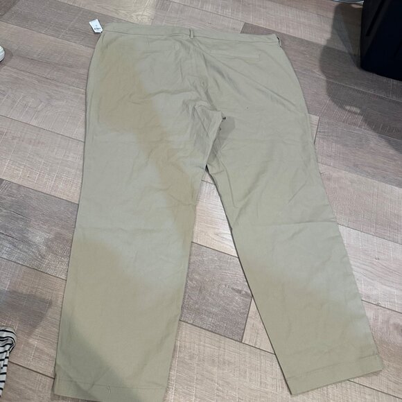 OLD NAVY WOMENS KHAKI PANTS SIZE 20 ADJUSTABLE WAIST NEW SKINNY STRETCH - Picture 10 of 13